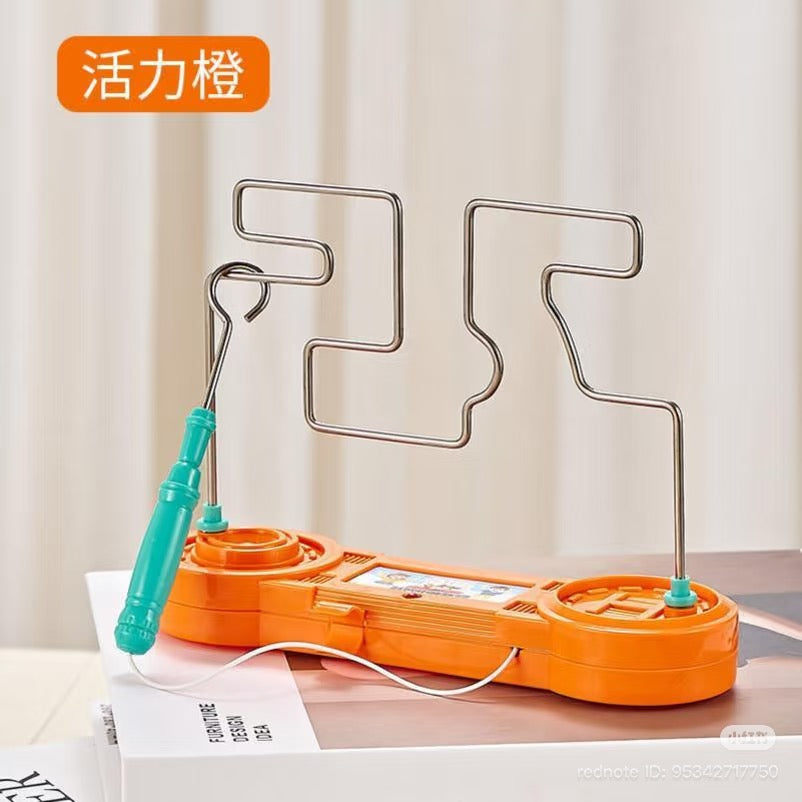 Electric Wire Loop Maze Game for Kids – Handheld Buzz Wire Challenge Toy | Improves Focus, Hand-Eye Coordination & Fine Motor Skills