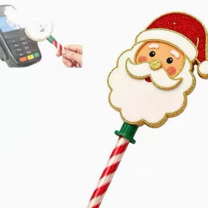 Christmas Car Card Payment Stick – Festive Gas Station Card Holder