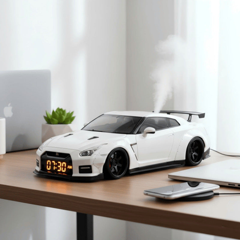 Sports Car LED Alarm Clock – Racing Style Digital Desk Clock