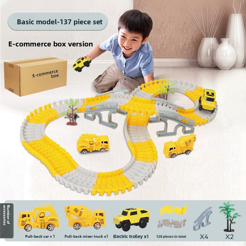 Meow Rail Car Engineering Toy – Fun Construction Train Set for Kids