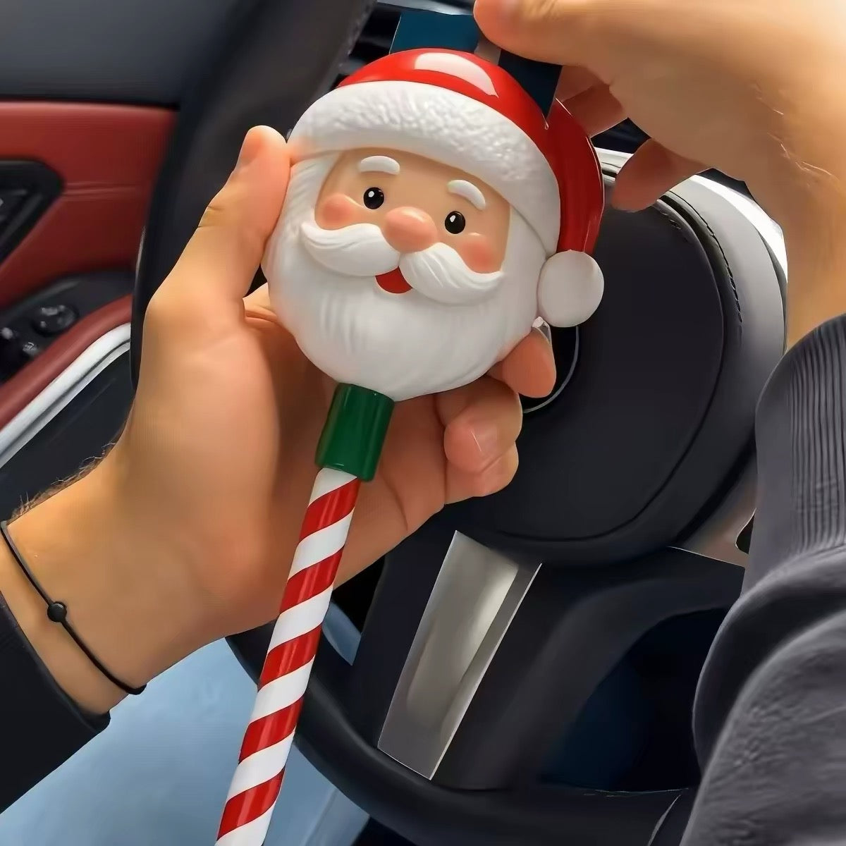 Christmas Car Card Payment Stick – Festive Gas Station Card Holder