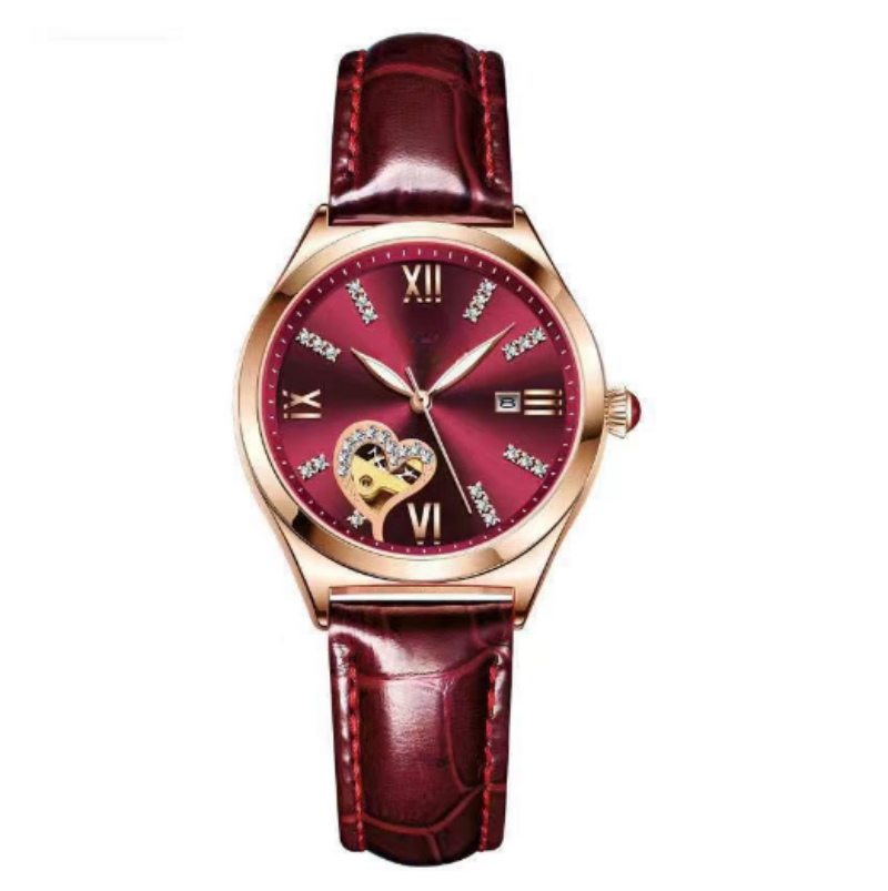 Luminous Calendar Women’s Watch – Elegant Quartz Stainless Steel Wristwatch for Women
