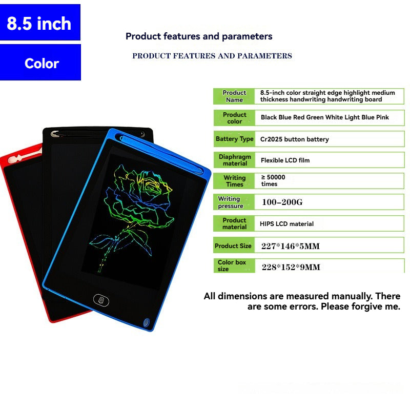 Kids LCD Drawing Tablet – Reusable Digital Drawing Board & Writing Pad for Children