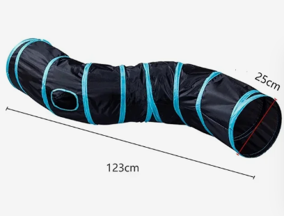 Meow™ Funny Interactive Cat Tunnel – Collapsible Cat Play Tube & Hideaway Toy