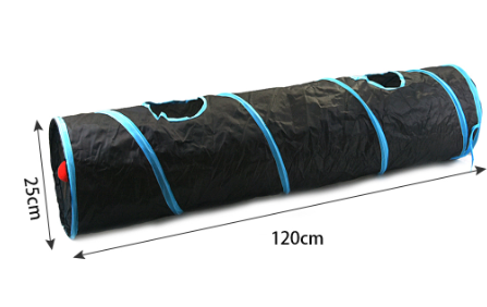 Meow™ Funny Interactive Cat Tunnel – Collapsible Cat Play Tube & Hideaway Toy