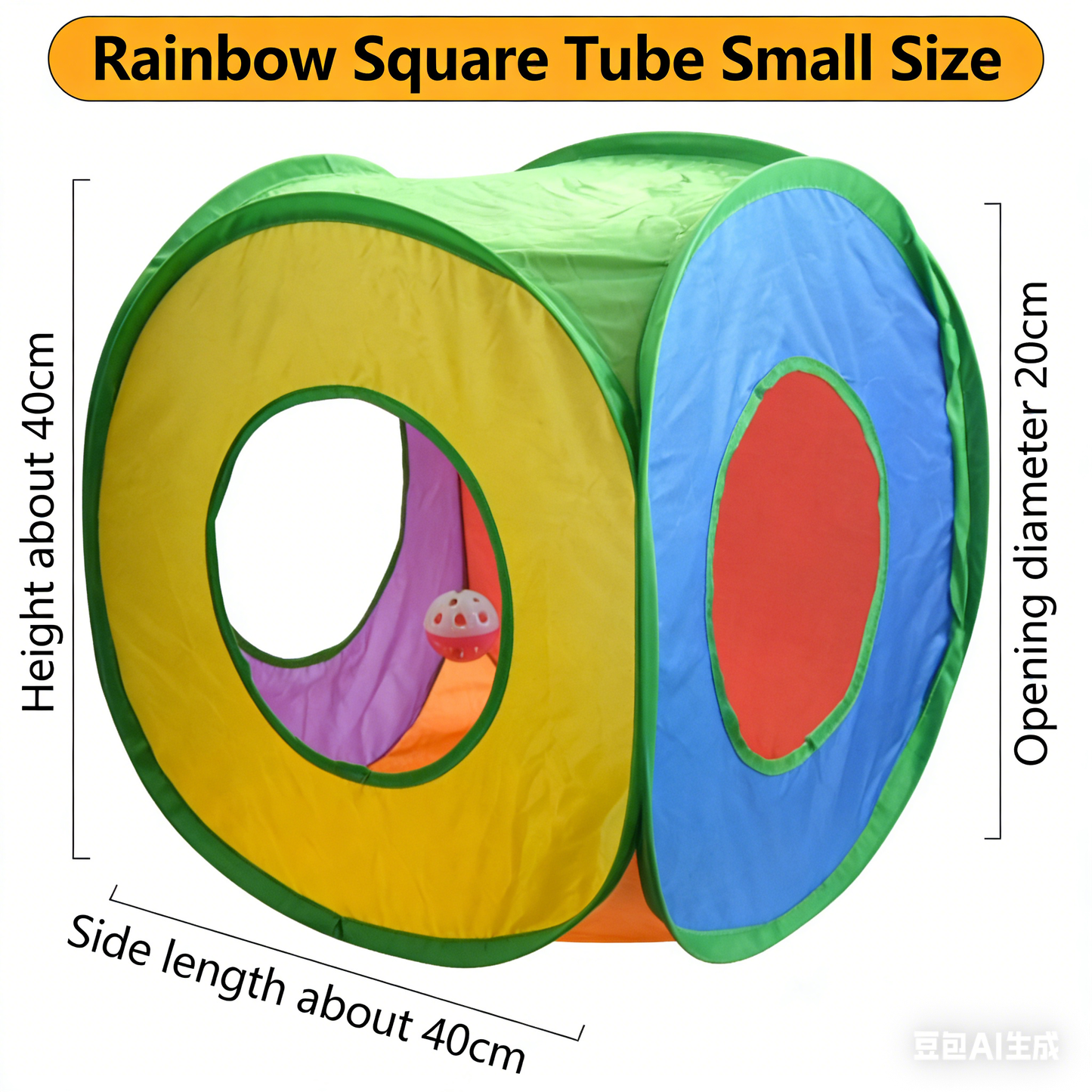 Meow™ Funny Interactive Cat Tunnel – Collapsible Cat Play Tube & Hideaway Toy