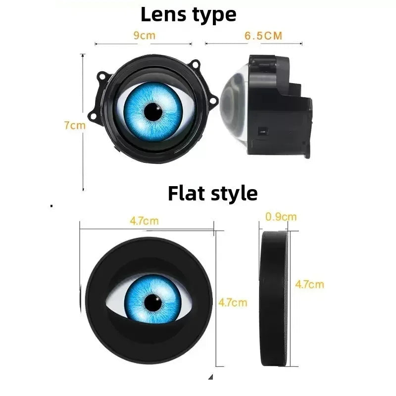 Dynamic LED Eye Light Car Headlight 1.5w Devil EyeS Multi-mode LED Modified Lens Headlight Accessories