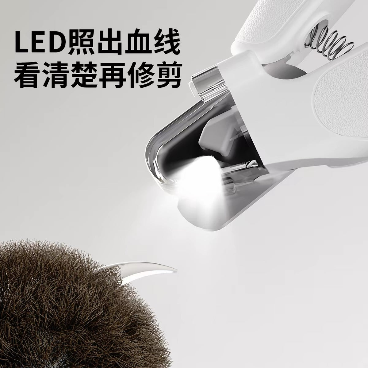 2-in-1 Electric Pet Nail Clipper & Grinder with LED Light – Safe Professional Grooming Tool for Cats & Dogs