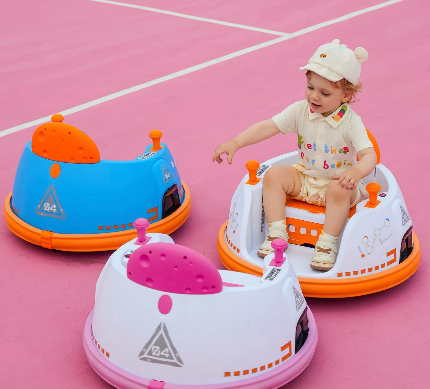 Electric Ride-On Bumper Car for Kids & Toddlers with 360-Degree Spin