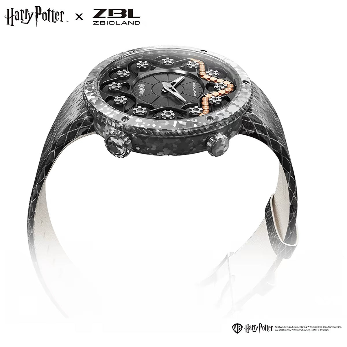 Official Harry Potter x ZBIOLAND Limited Edition Serpent Mechanical Watch – Dark Magic Concept Wristwatch