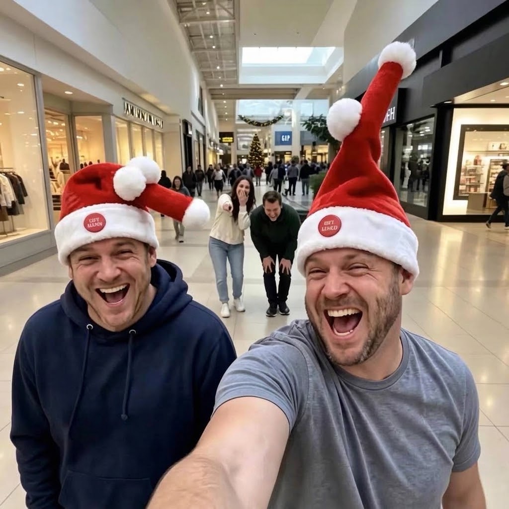 Happy Merry Christmas Electric Santa Hat | Moving & Musical Holiday Cap
