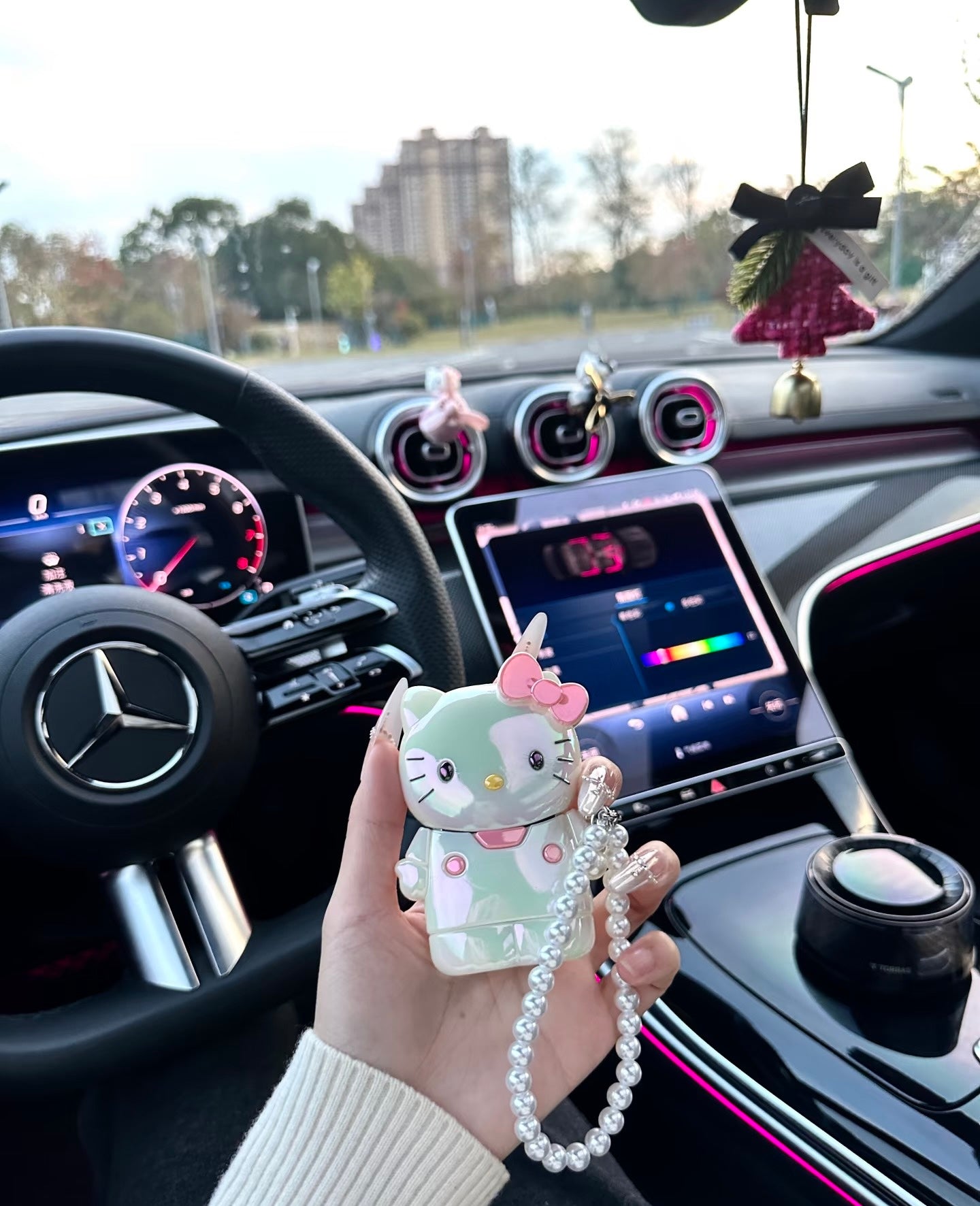 Hello Kitty Car Keychain – Cute Kawaii Key Holder & Bag Charm