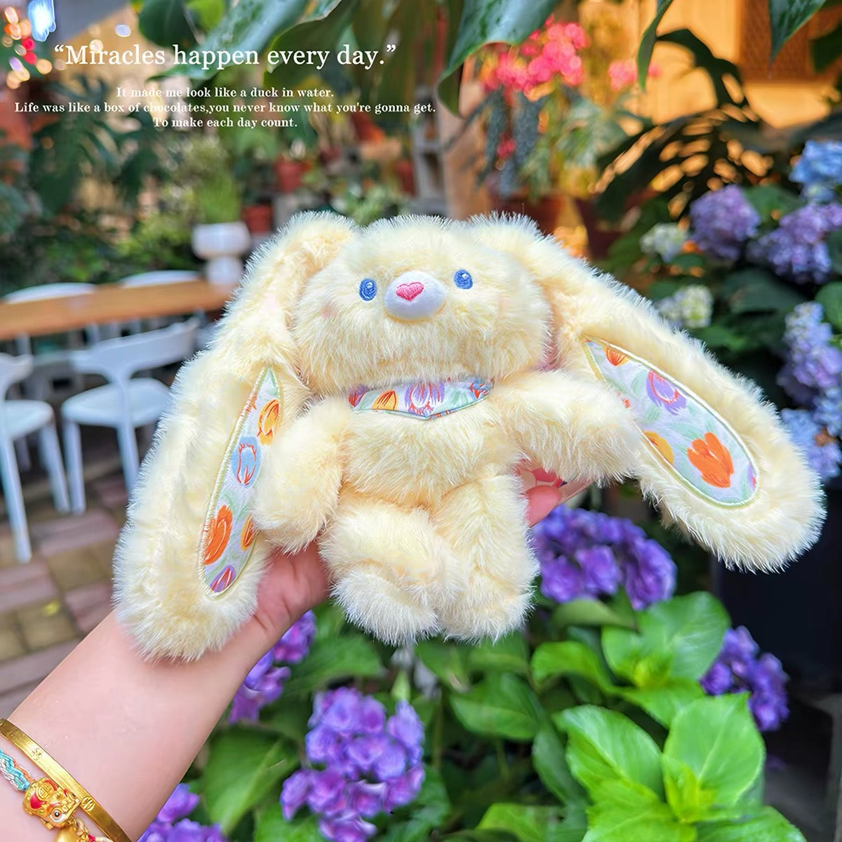 Kawaii Pink Bunny Plush Keychain Set – Cute Rabbit Bag Charm & Room Decor