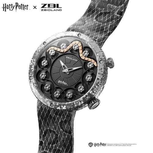 Official Harry Potter x ZBIOLAND Limited Edition Serpent Mechanical Watch – Dark Magic Concept Wristwatch