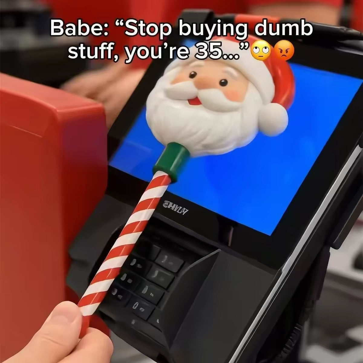Christmas Car Card Payment Stick – Festive Gas Station Card Holder