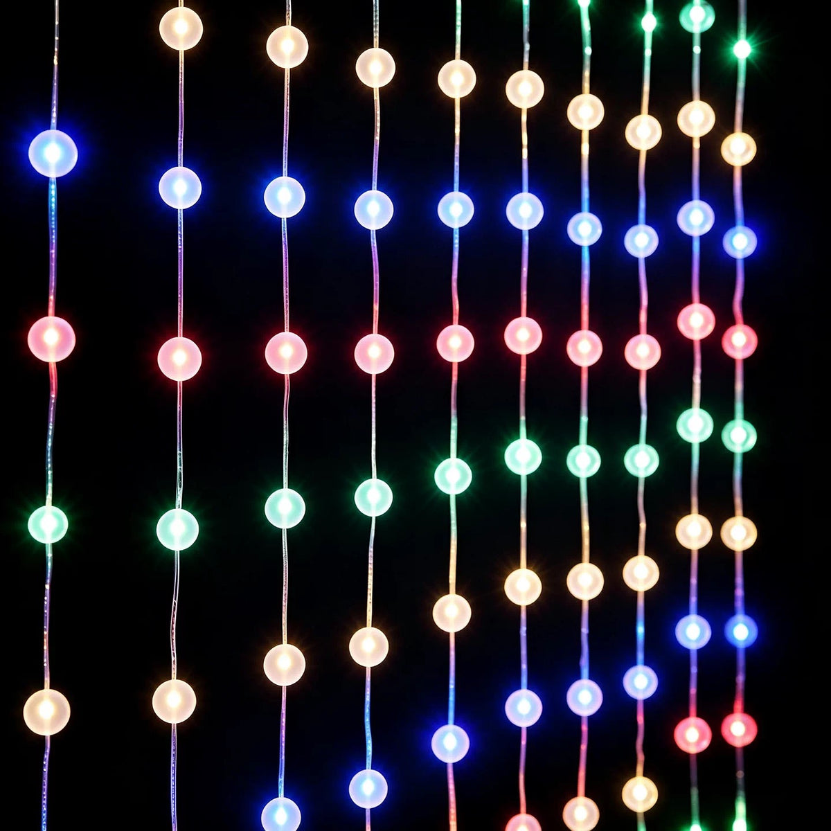 Christmas Balcony LED Lights – Santa & Snowman Holiday Decoration