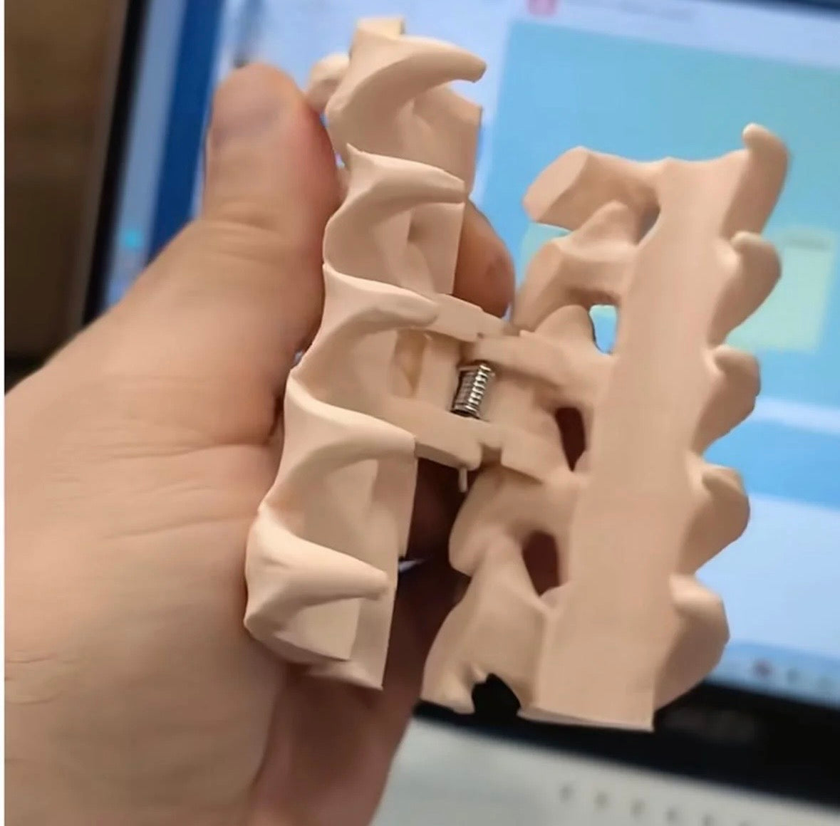 Anatomy Skeleton Hair Clip – Cute Medical Student Gift 🩺🦴