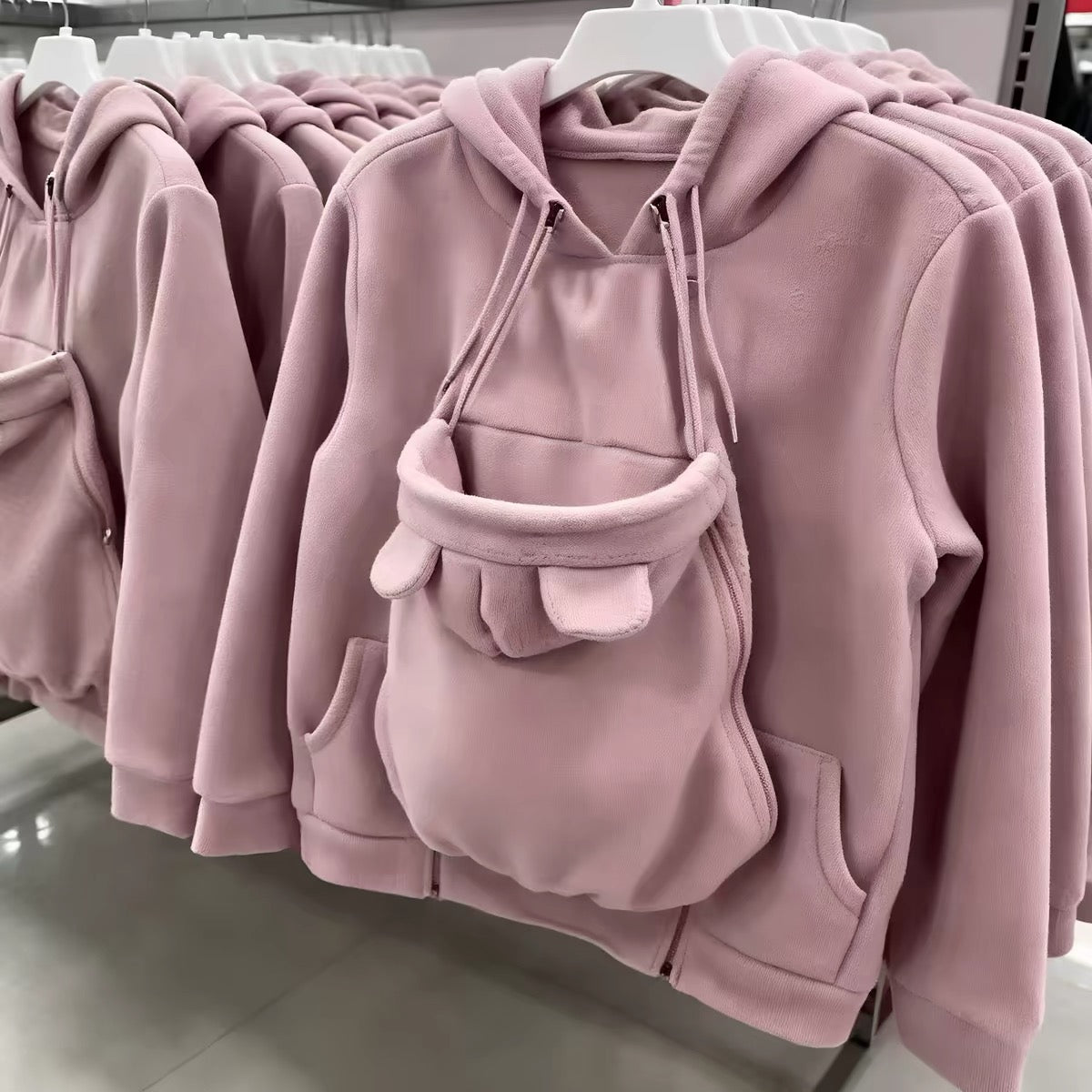 Mom & Baby Cozy Zip-Up Hoodie – SnuggleFit Family Hoodie