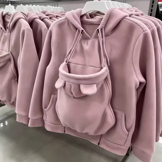 Mom & Baby Cozy Zip-Up Hoodie – SnuggleFit Family Hoodie