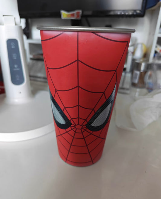 Spider Hero Glow Cup – Color Reveal Cup with Glow-in-the-Dark Eyes | Perfect Gift for Superhero Fans