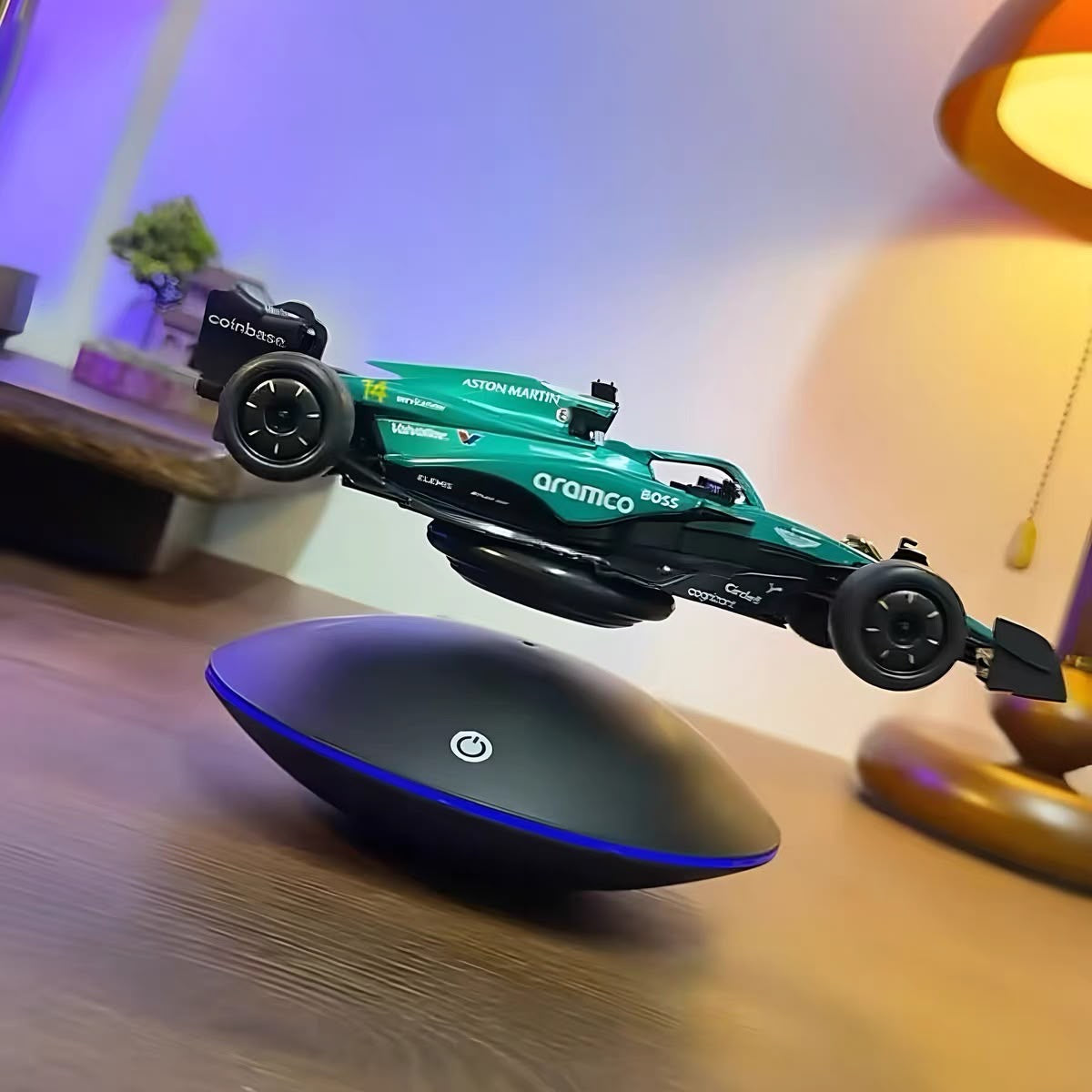 Magnetic Levitating Formula Racing Car Model – Floating Desk Display Toy