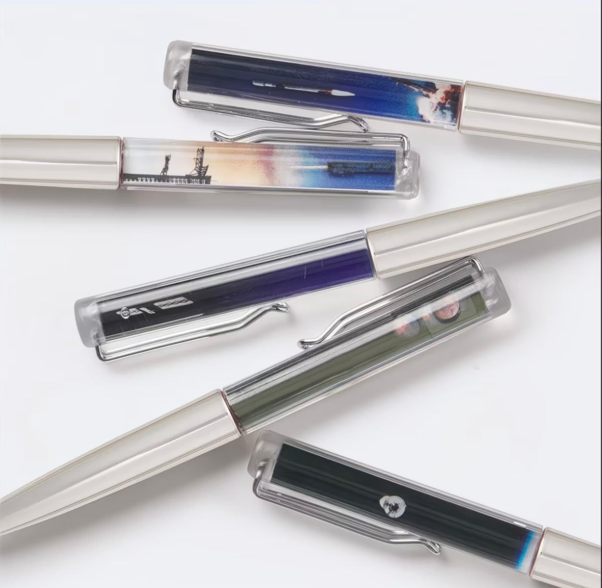 Meow Starship Floating Rocket Pen – Futuristic Space Desk Pen