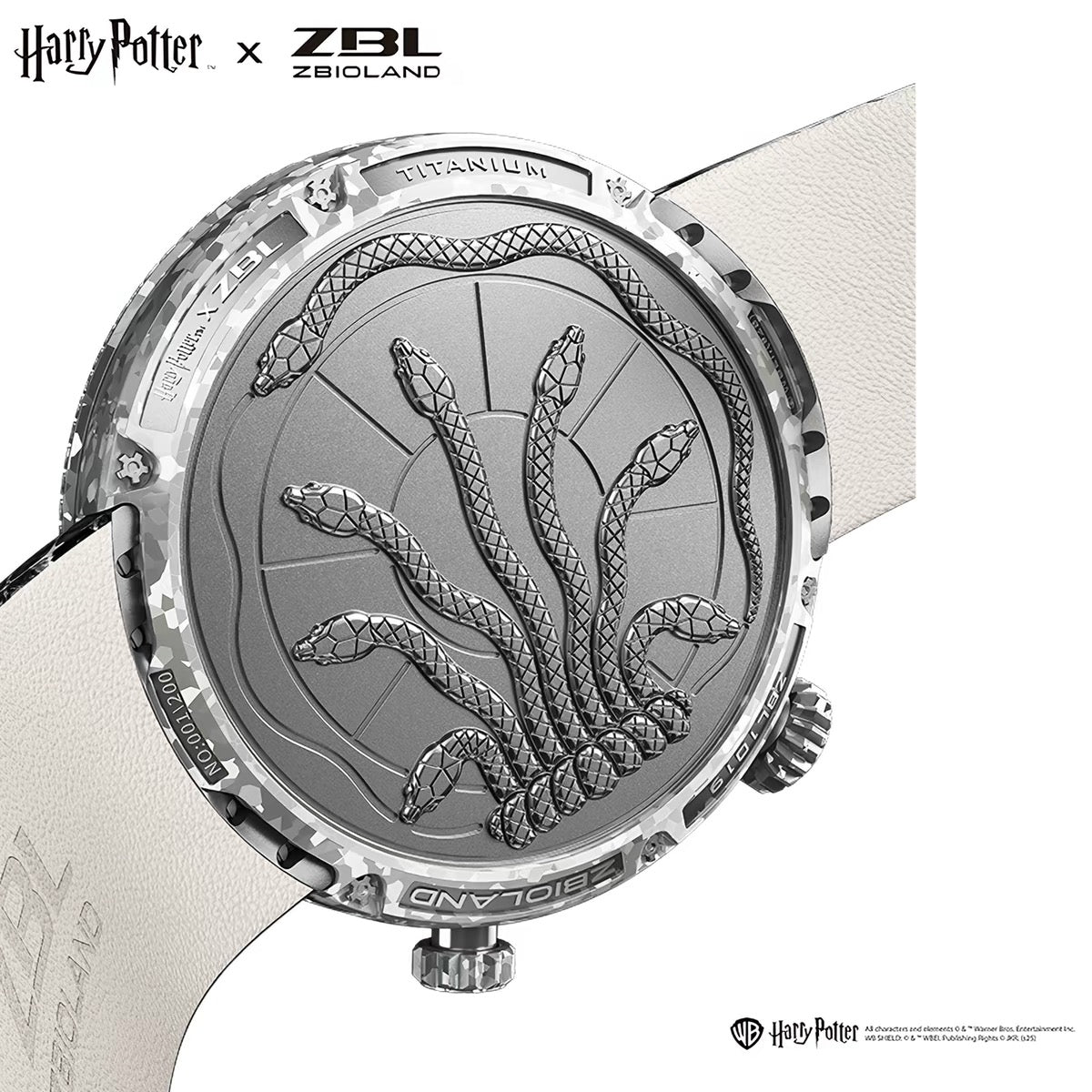 Official Harry Potter x ZBIOLAND Limited Edition Serpent Mechanical Watch – Dark Magic Concept Wristwatch