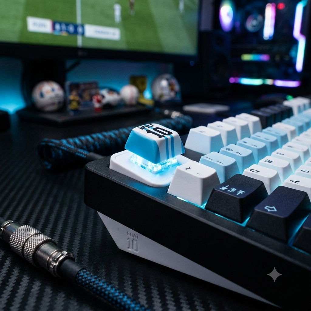 The GOAT Soundboard Button – Custom Messi Voice Clicker for Football Fans