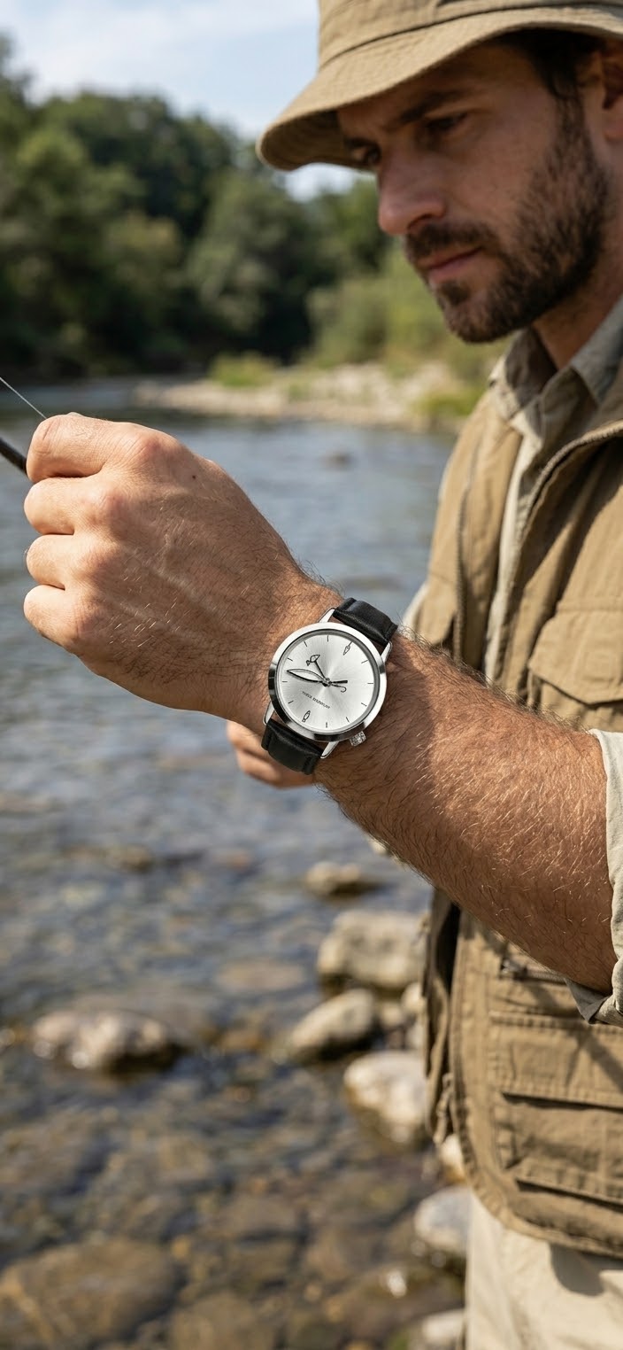 Interactive Fishing Game Watch – Fun Mini Fishing Challenge Wristwatch