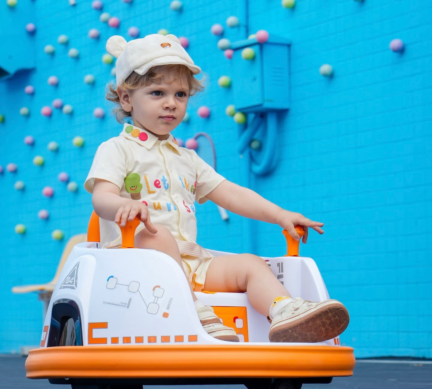Electric Ride-On Bumper Car for Kids & Toddlers with 360-Degree Spin