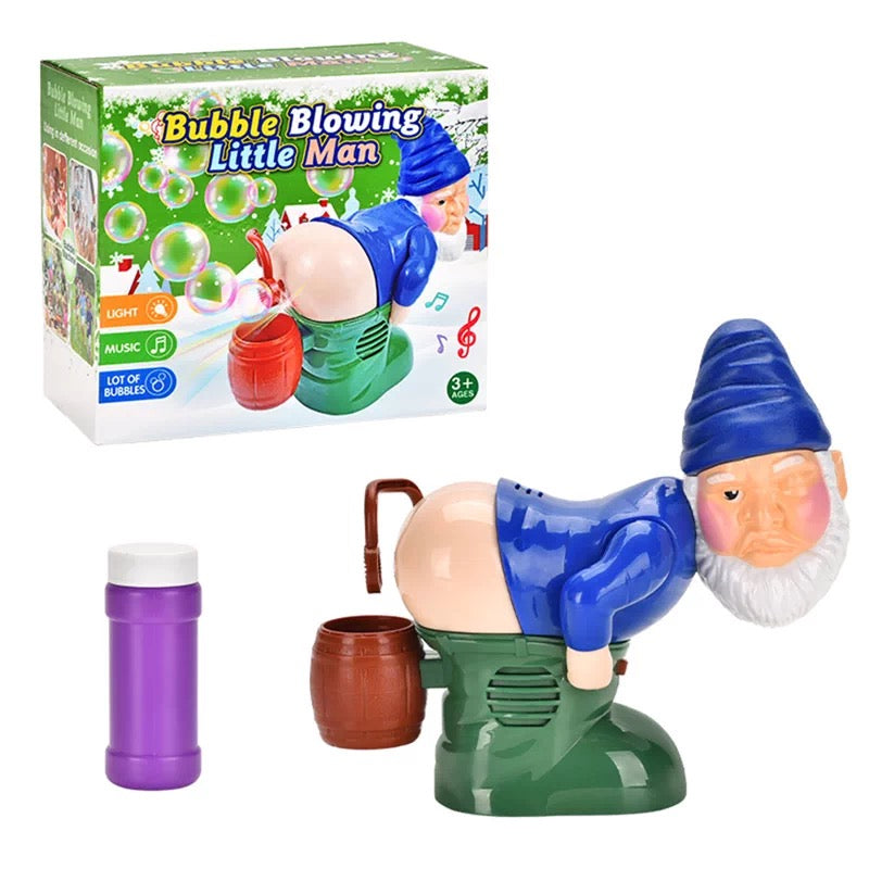 Funny Farting Santa Automatic Bubble Machine with Music – Electric Christmas Toy