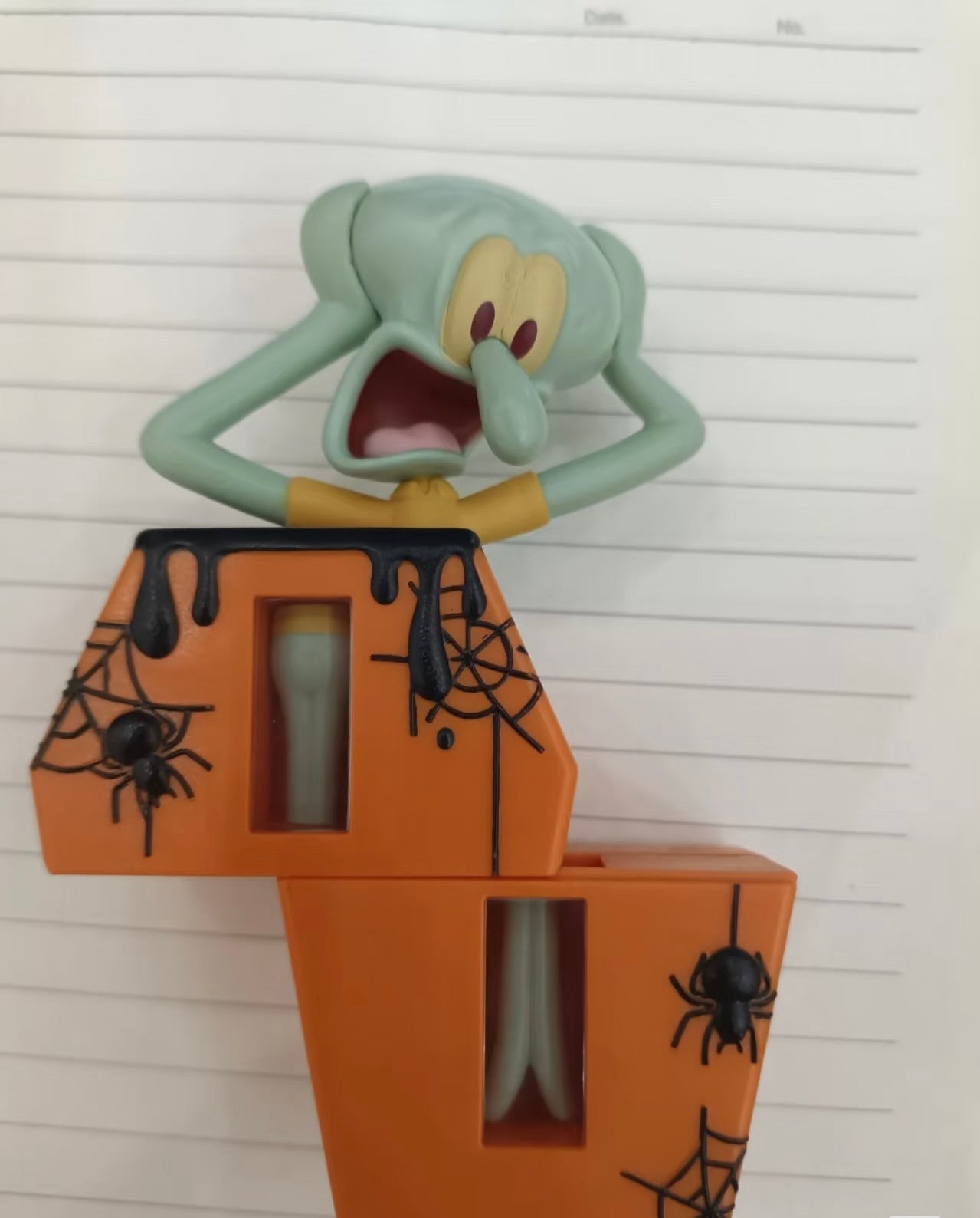 Meow Scared Squidward Pull Toy – Funny Crying Sound Prank Desk Decor & Stress Relief Toy