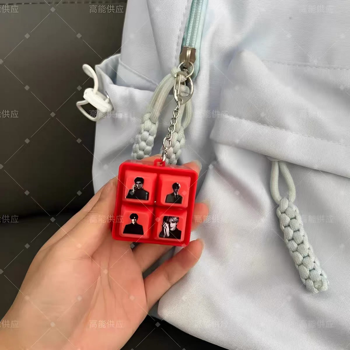 K-Pop Idol Mini 4-Key Mechanical Switch Fidget Keychain