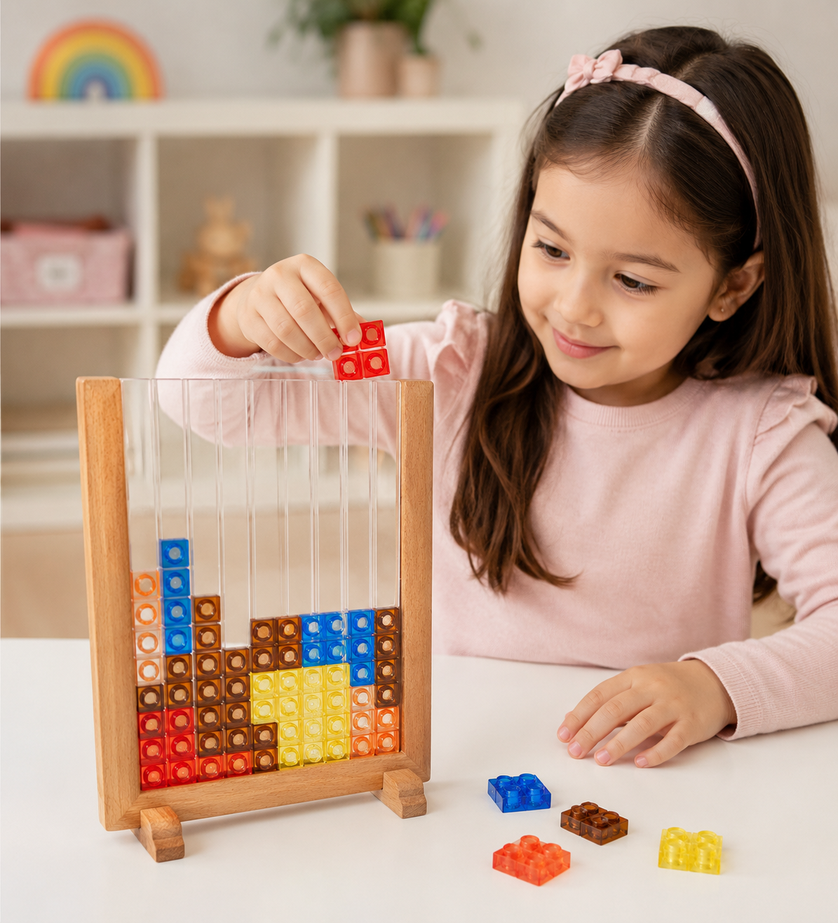 Color Block Brain Teaser Puzzle – Kids Logic & Problem-Solving Game