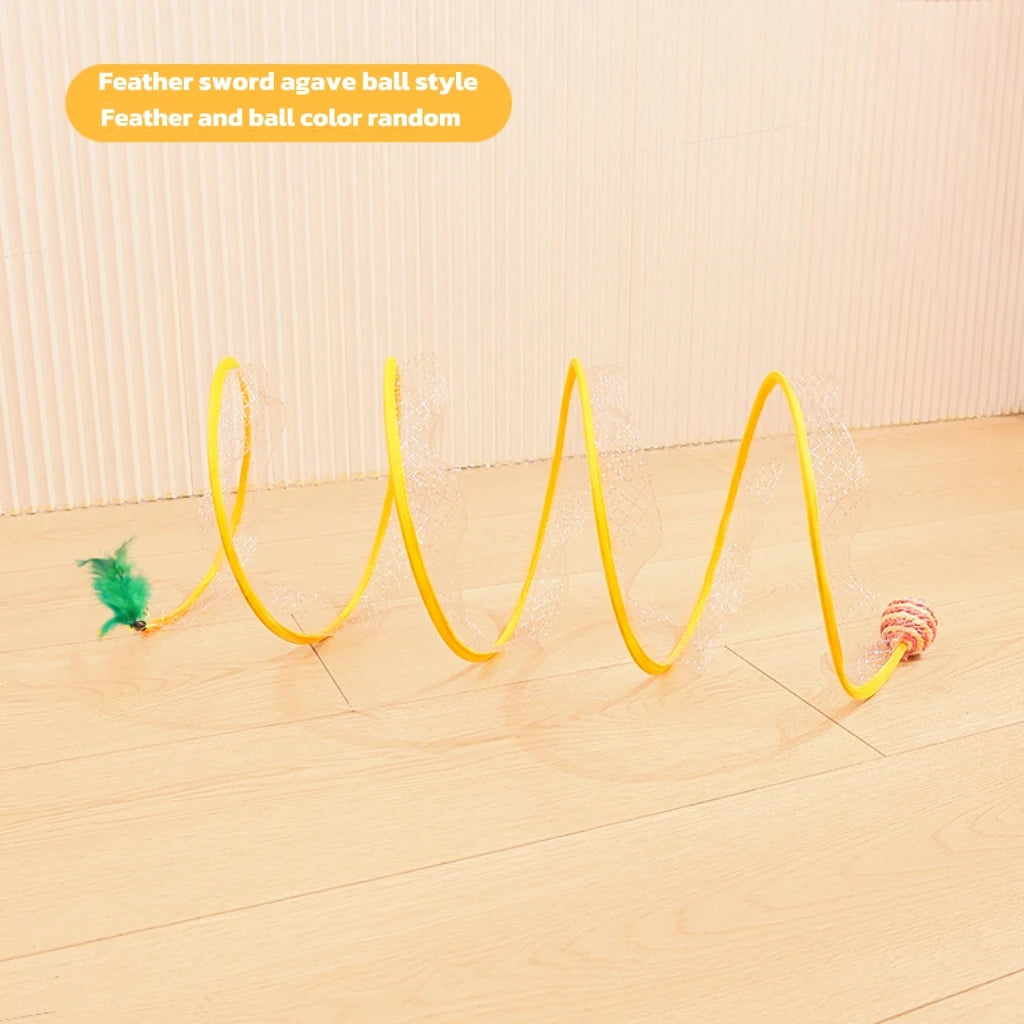 Meow Fold & Play™ – Collapsible Cat Tunnel Toy for Endless Fun