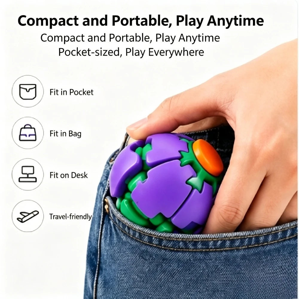 Morphing Spin Ball™ | 3D Transforming Fidget Spinner Stress Relief Toy