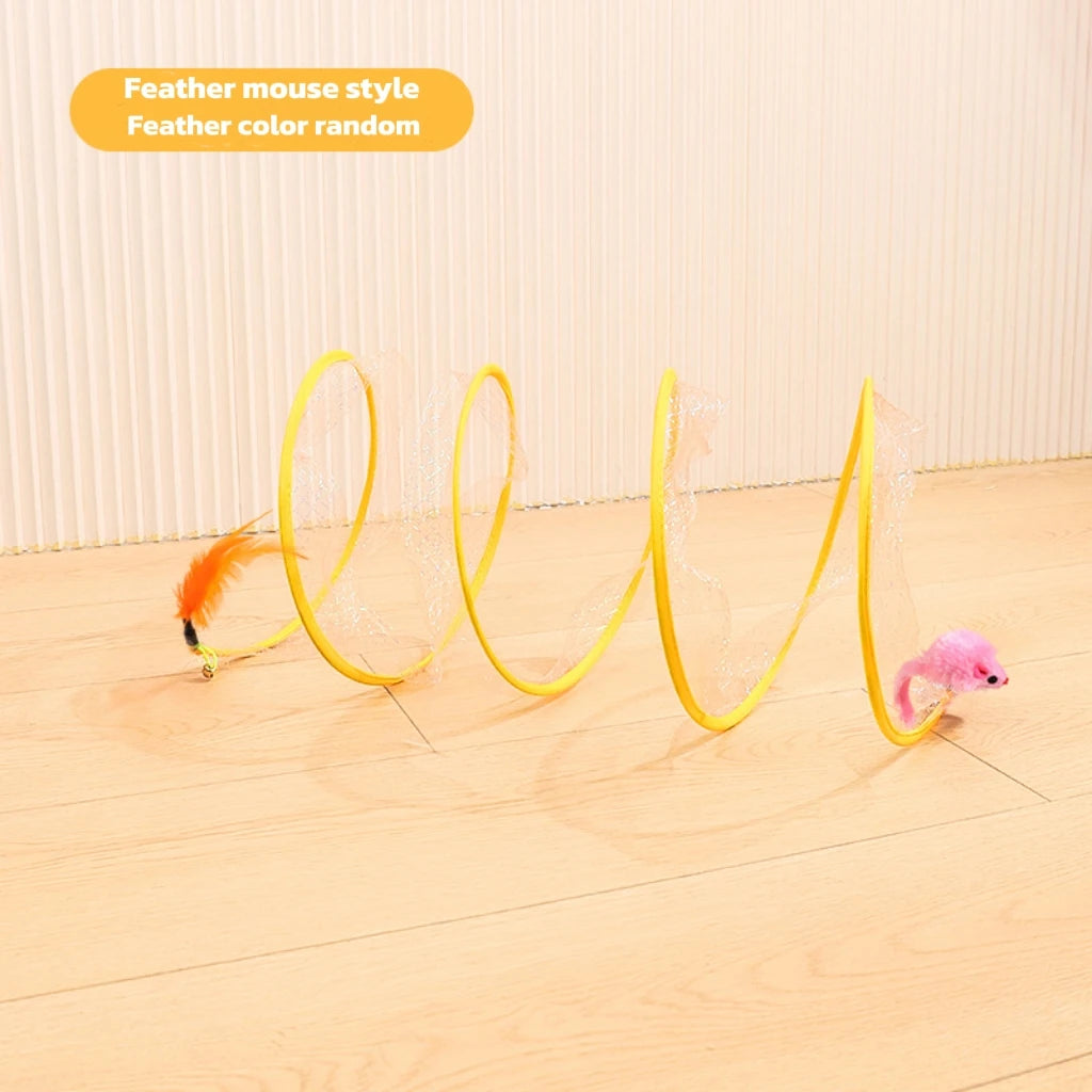 Meow Fold & Play™ – Collapsible Cat Tunnel Toy for Endless Fun