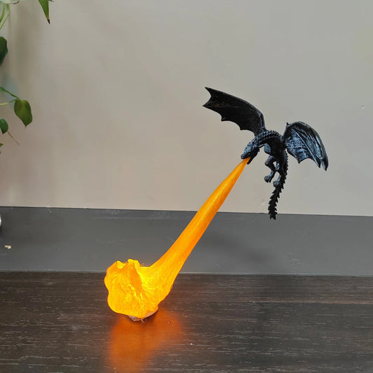 Dragon’s Breath Night Light – Fantasy Dragon Lamp for Bedroom & Gaming Room