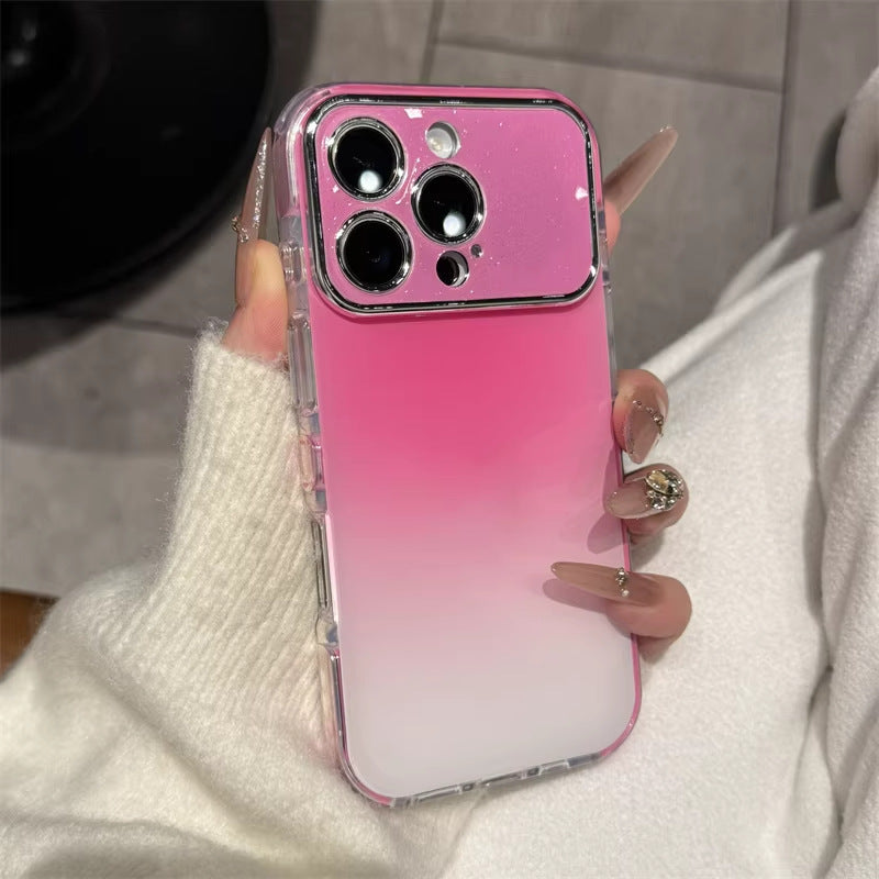 Gradient Smoothed iPhone Case with Logo – Premium Matte Protection
