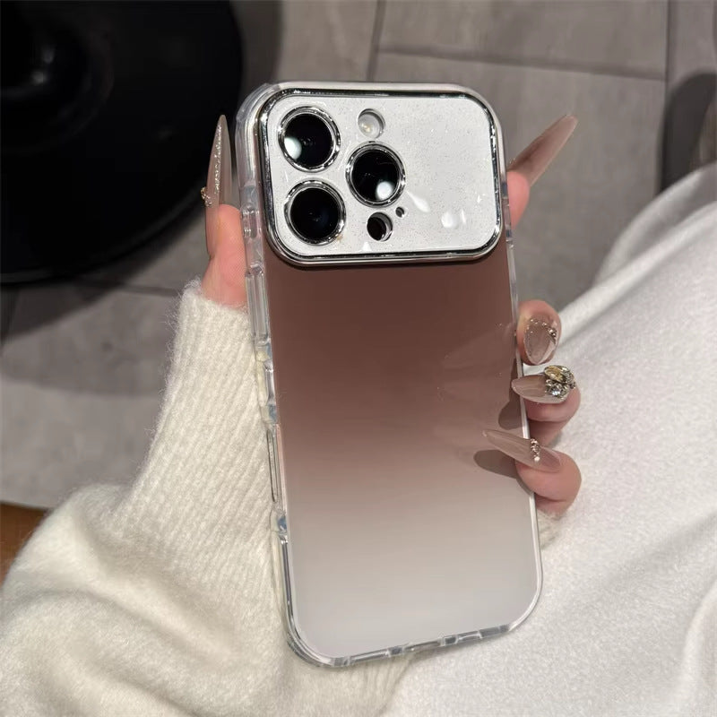 Gradient Smoothed iPhone Case with Logo – Premium Matte Protection