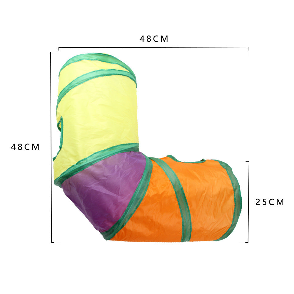 Meow™ Interactive Cat Tunnel – Foldable Play Tunnel & Hideaway Toy for Cats