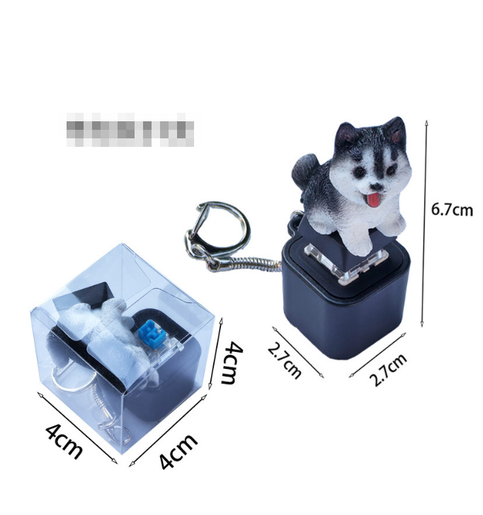 Cute Chick Sound Button Keychain – LED Light-Up Cheep Button | Fun Animal Keyring