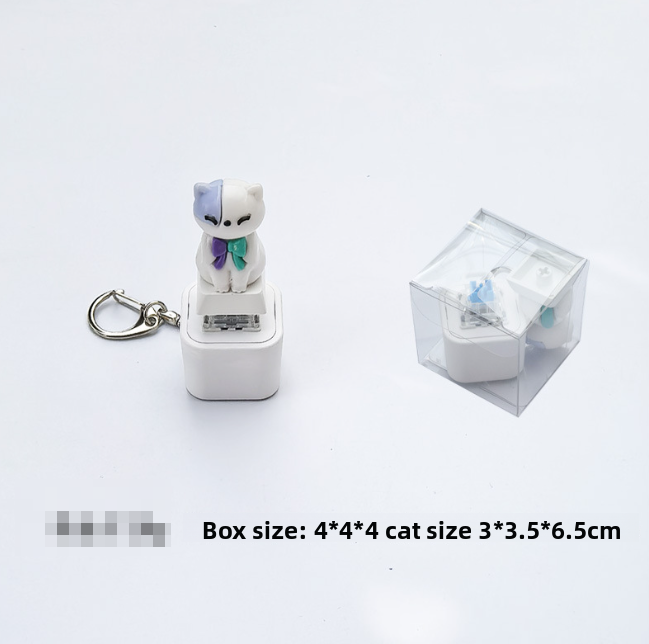 Cute Chick Sound Button Keychain – LED Light-Up Cheep Button | Fun Animal Keyring