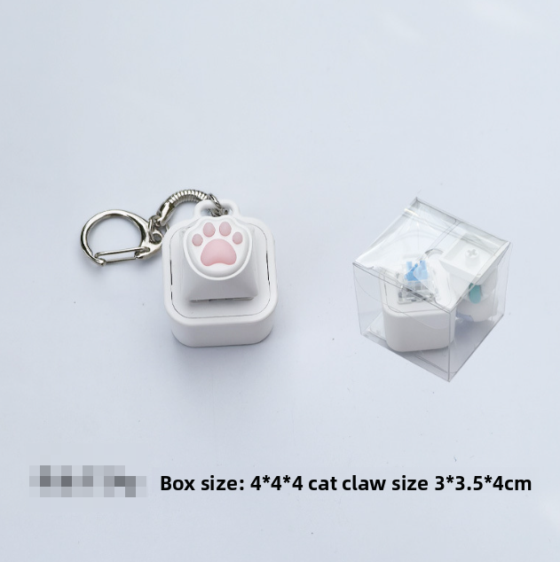 Cute Chick Sound Button Keychain – LED Light-Up Cheep Button | Fun Animal Keyring