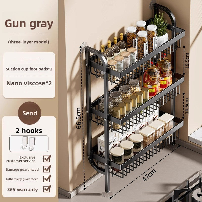 Kitchen Seasoning Rack – Spice Organizer & Storage Holder