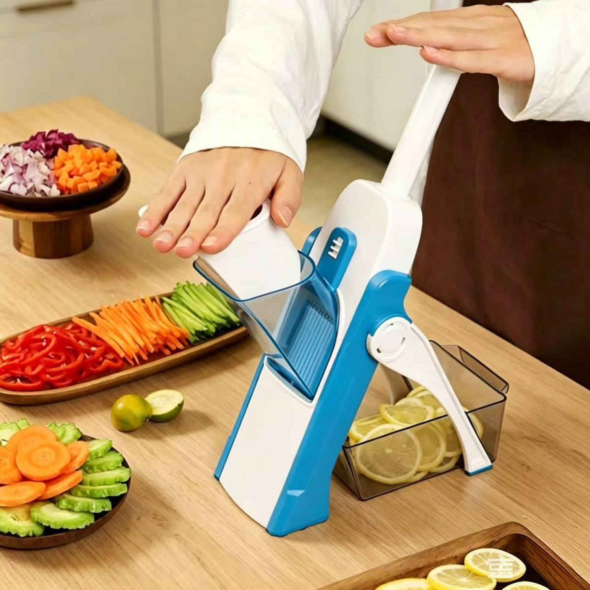 Multi-Function Vegetable Cutter – Easy Chopping & Slicing Kitchen Tool