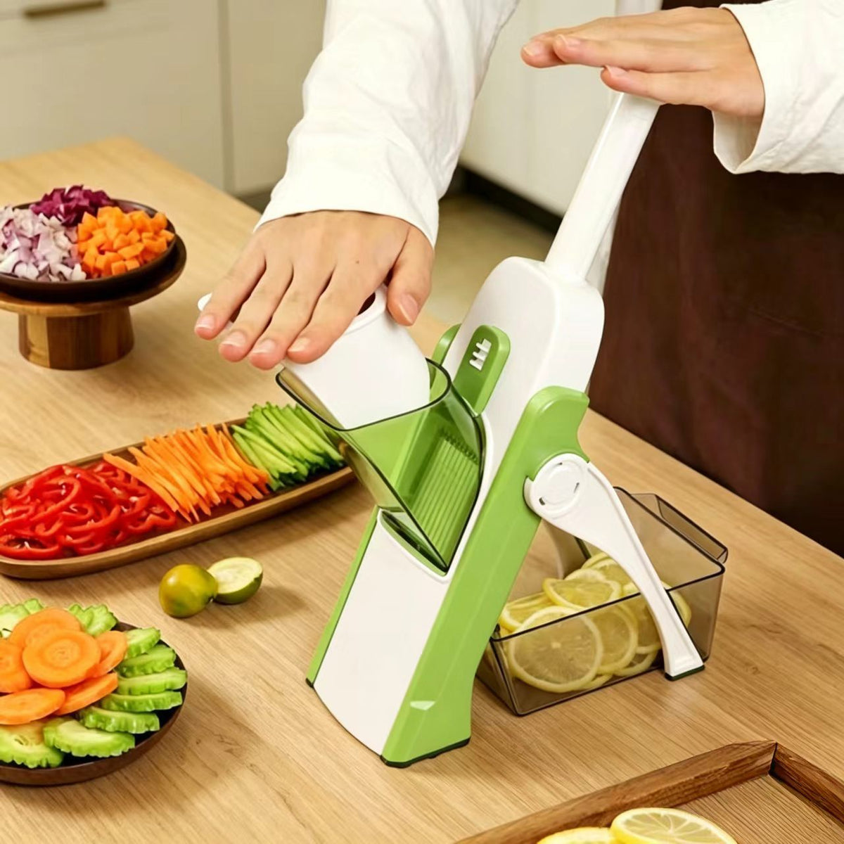 Multi-Function Vegetable Cutter – Easy Chopping & Slicing Kitchen Tool