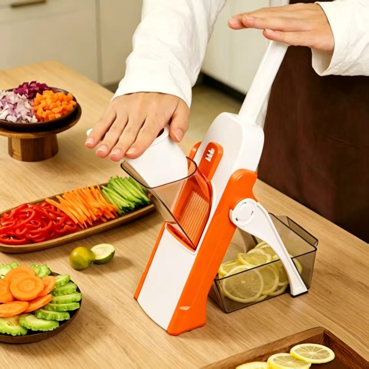 Multi-Function Vegetable Cutter – Easy Chopping & Slicing Kitchen Tool