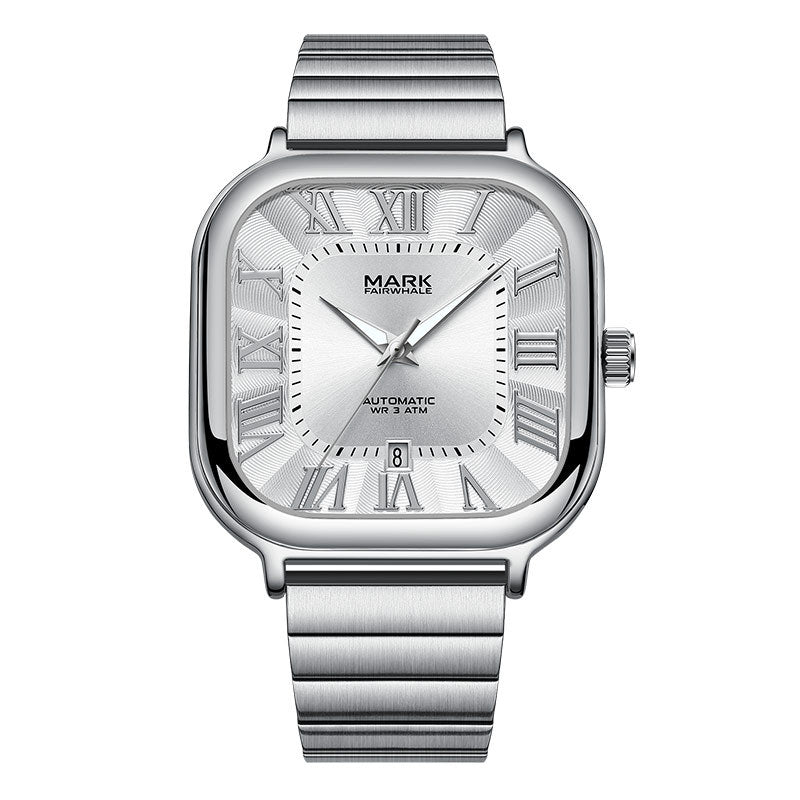 Square Calendar Watch – Elegant Men’s Fashion Wristwatch