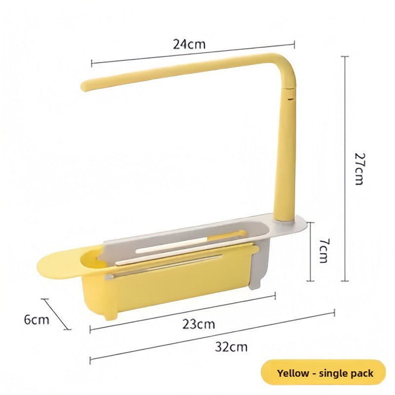 Kitchen Sink Draining Rack – Ventilated Sink Storage & Drying Organizer